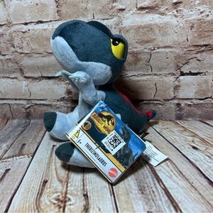 Mattel Jurassic World Dominion Therizinosaurus Dinosaur Plush with Sound 6.5"